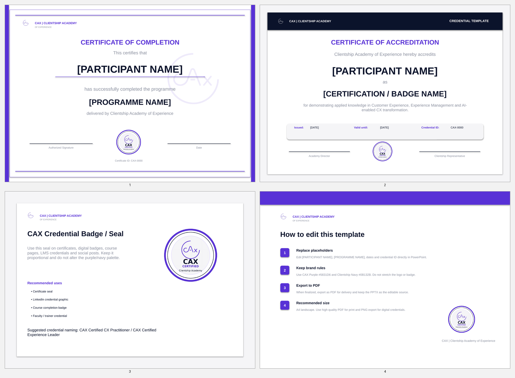 CAX diploma preview
